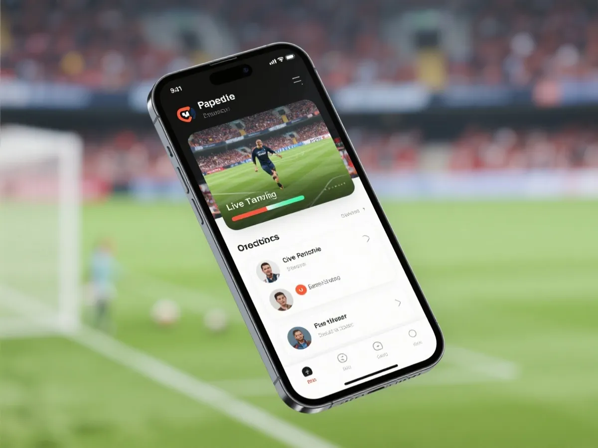 欧冠直播App界面示意图